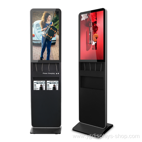 Indoor 32 inch Floor Stand LCD Charging Station